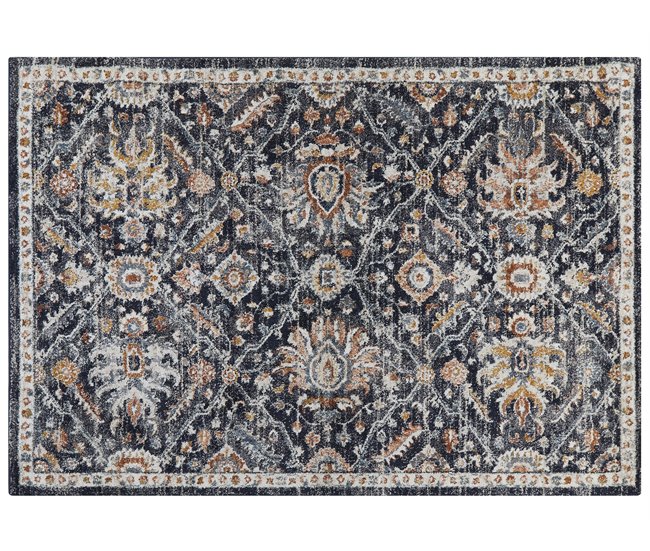 Beliani Alfombra de pelo corto MALISHKA 160x230 Azul