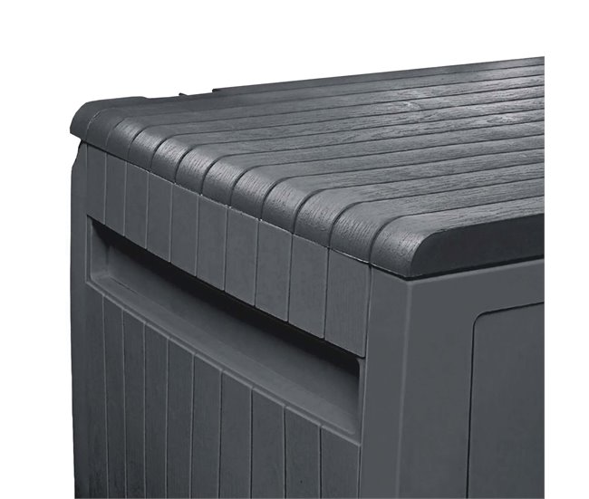 Arcón para Exterior 270 Litros de Resina 117 Gris