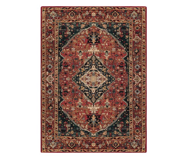 Alfombra de lana SUPERIOR Kasim marco 235x350 Rojo