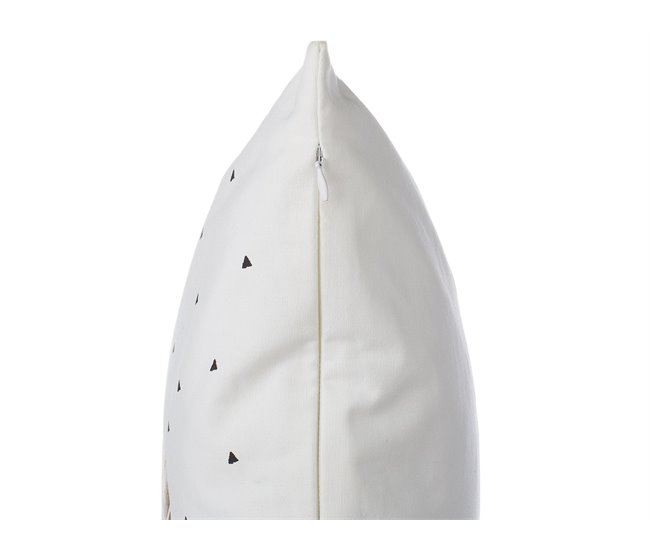 Beliani Cojín decorativo YASMIN Blanco