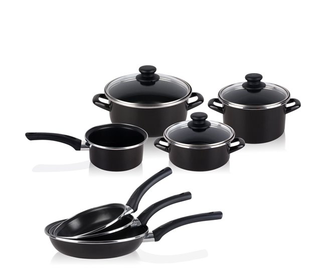 Batería de Cocina Magefesa KENIA Negro