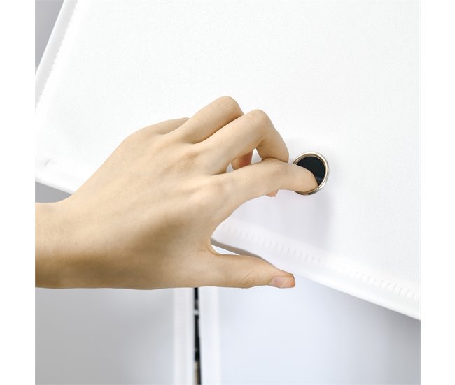 Armario Modular PP, Acero HOMCOM, hogar - muebles de dormitorio 125 Blanco
