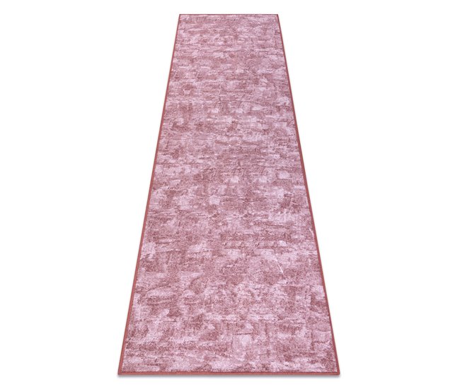 Alfombra de pasillo SOLID 60 HORMIGÓN 150x370 Rosa