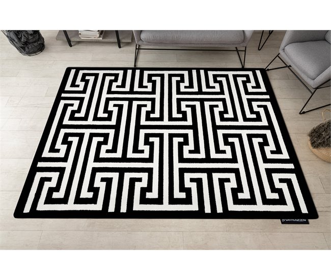 Alfombra HAMPTON Crown 160x220 Negro