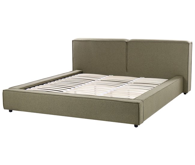 Beliani Cama Poliéster LINARDS 230x242 Gris
