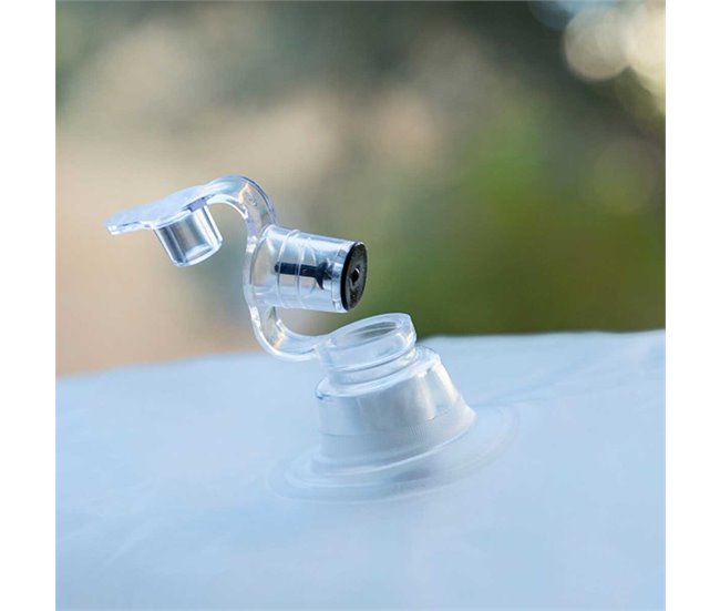 Asiento Hinchable con LED Multicolor y Mando a Distancia Transparente