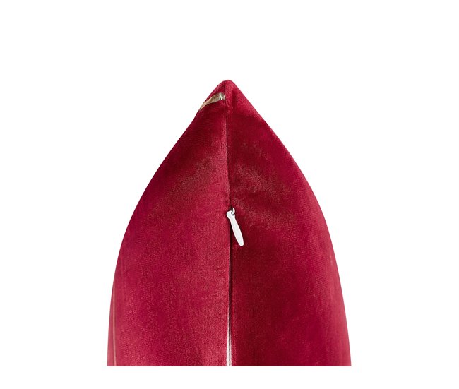 Beliani Cojín decorativo PINUS 45x45 Amarillo