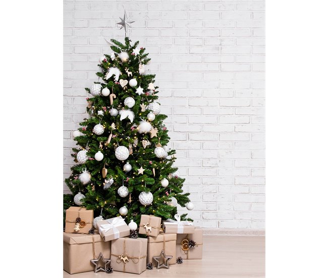 Árbol de Navidad de efectos reales Verde