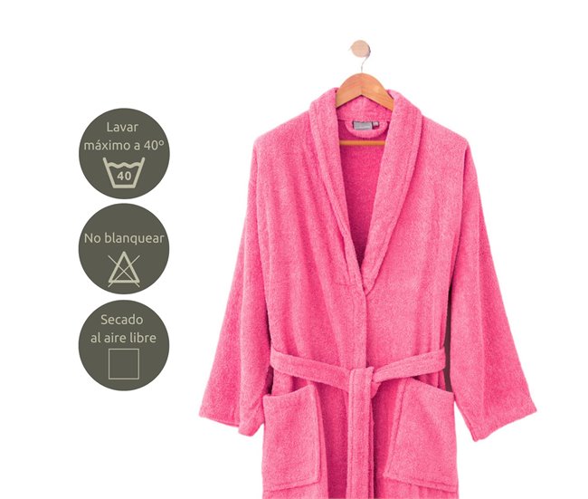 Albornoz Ducha Baño Fucsia