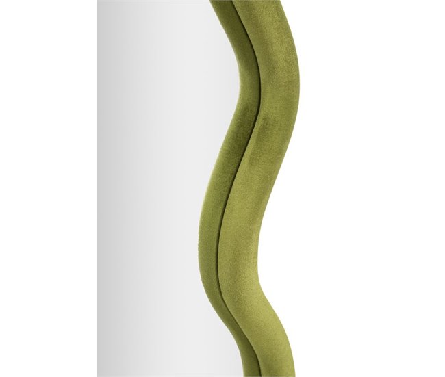 Espejo con Marco Olas 5 Verde