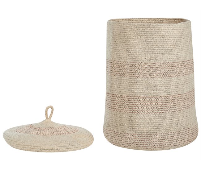 Beliani Estante de baño pequeño SILOPI Beige