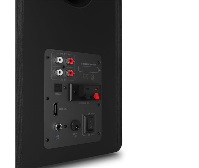 Altavoces Multimedia Studio Monitor 4 Hi Fi Negro