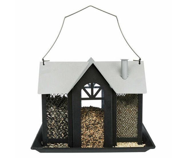 Comedero para Pájaros Negro