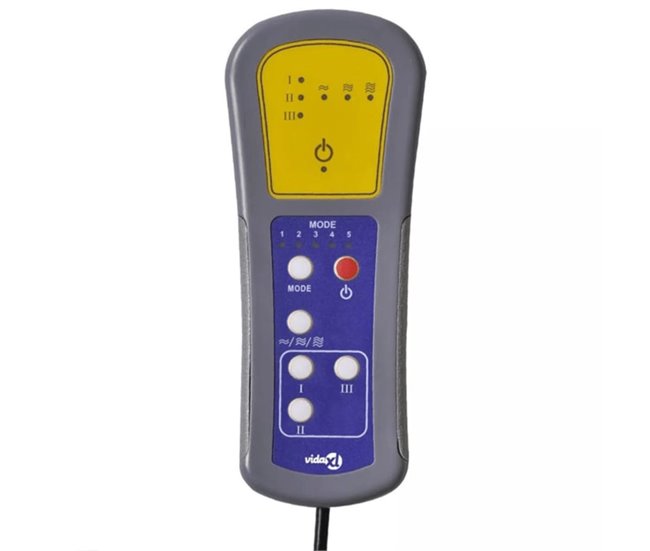 Sillón Reclinable De Masaje Gris Claro