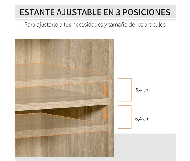 Armario para Impresora Melamina de Madera Vinsetto 80 Marron