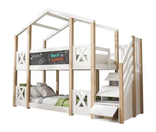 Cama litera Blanco