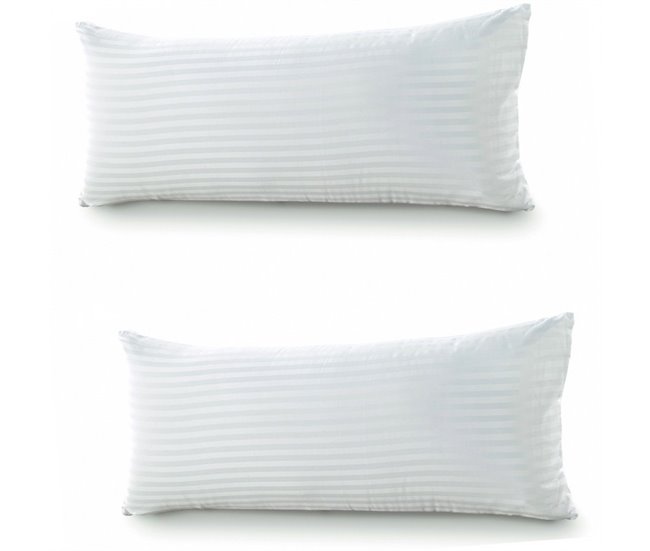 Almohadas Pack 2 90x35 Gris