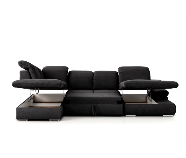 Rinconera con cama ISONA  Antracita