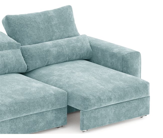 Sofá LANDON convertible en cama Verde