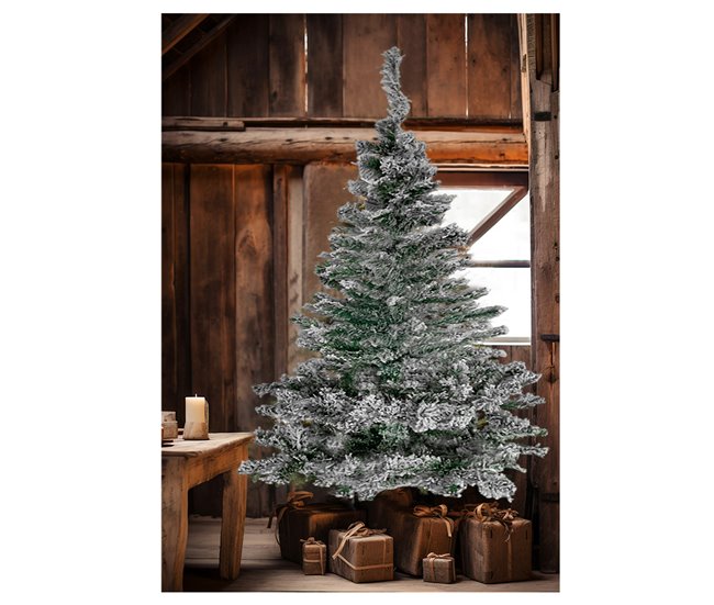 Acomoda Textil – Árbol de Navidad con Soporte Blanco Brillo