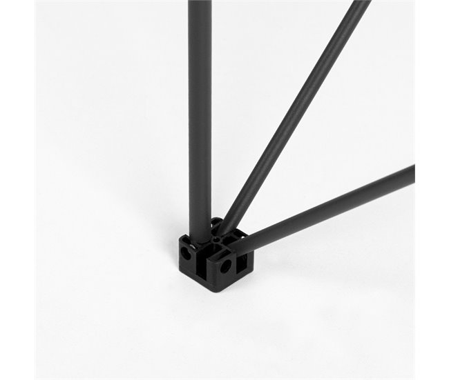 Aktive Mesa plegable camping antivuelco y desmontable c/bolsa Negro