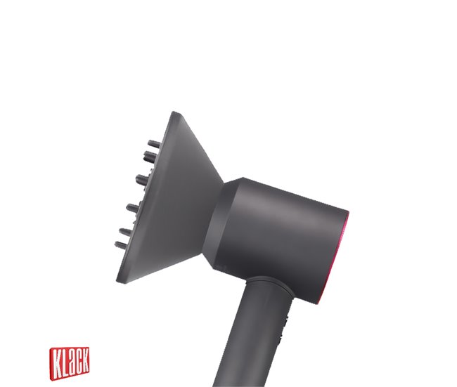 Secador de pelo profesional KLACK® "Super Hair Dryer" de nueva generación (Versión Completa) Gris