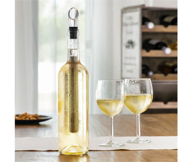 Enfriador de Vino con Aireador IG813505 Plateado