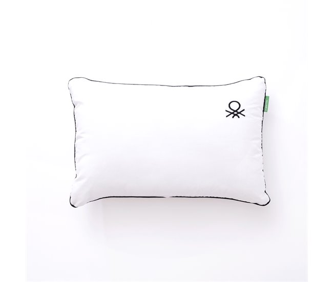 Cojín BENETTON Blanco/ Negro