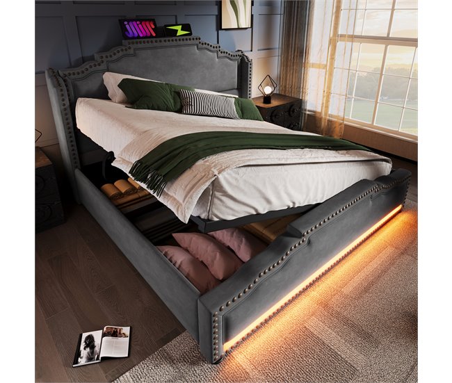 Canapés abatibles Gris