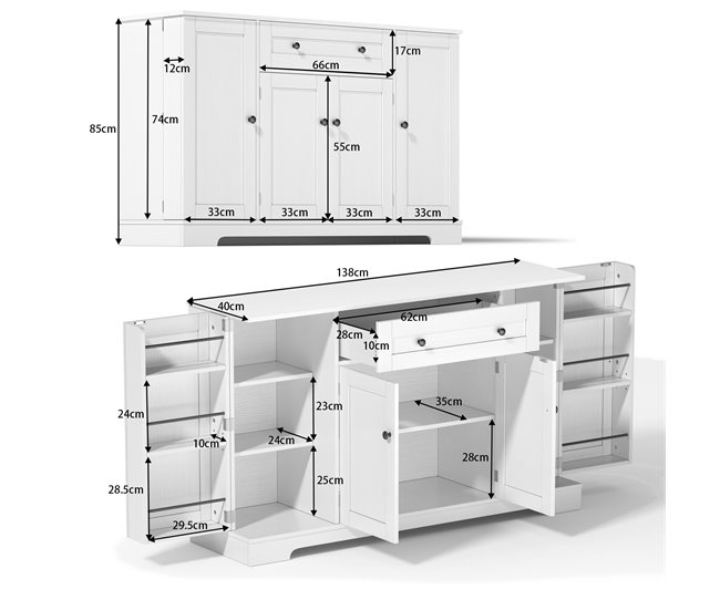 Aparadores 138 Blanco