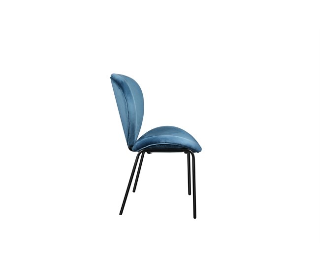 Pack de 2 sillas de comedor TULIPA  Azul