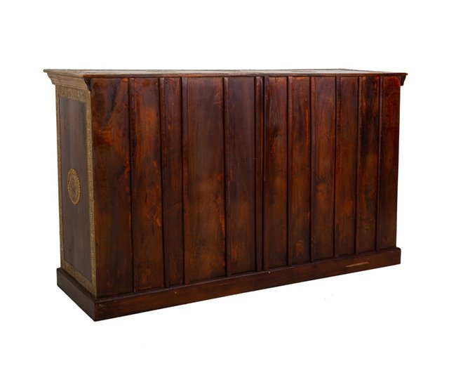 Aparador de madera acabado artesanal Marron
