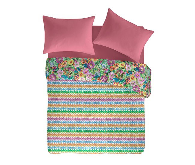 Funda nórdica reversible de algodón LOLA 