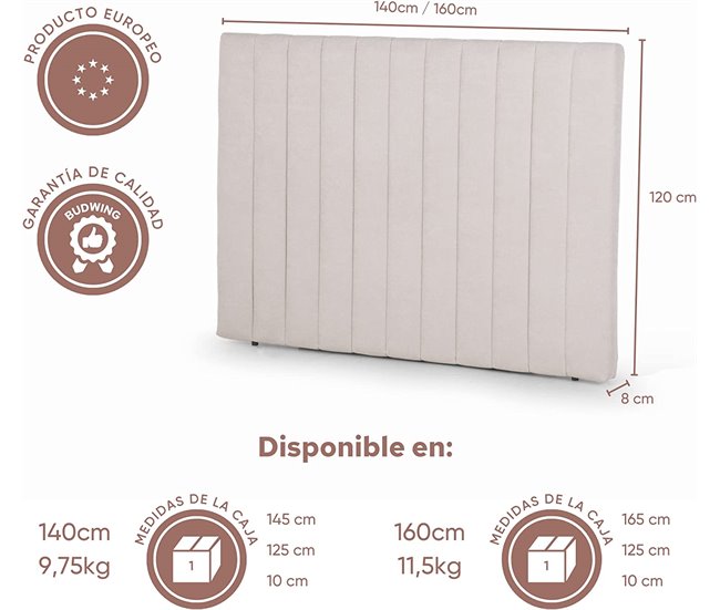 Cabecero Florance BUDWING 140 Beige