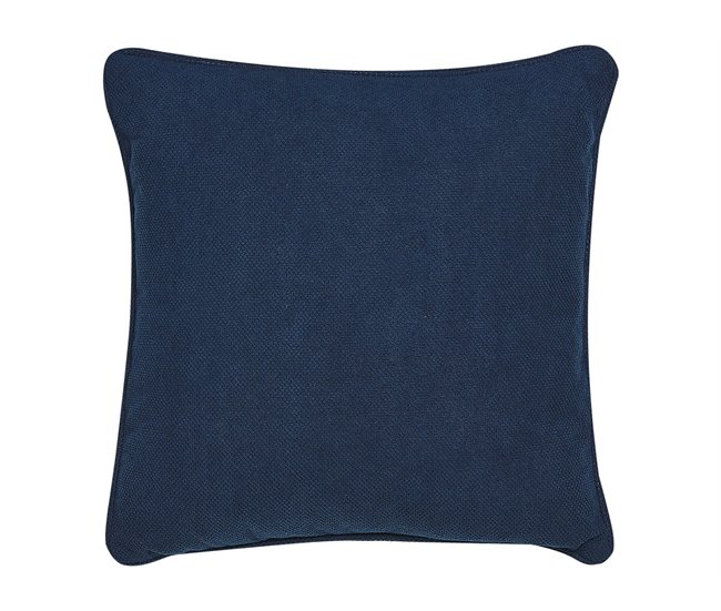 Beliani Chaise longue Poliéster CHARMES Azul Marino