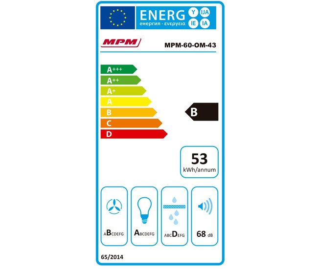 Campana MPM MPM-60-OM-43 Negro
