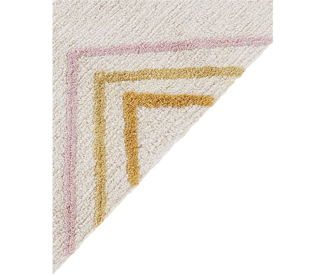 Beliani De pelo corto LASHE Blanco/ Beige