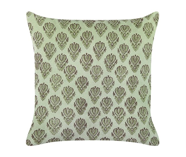 Beliani Cojín decorativo RUNGIA Verde