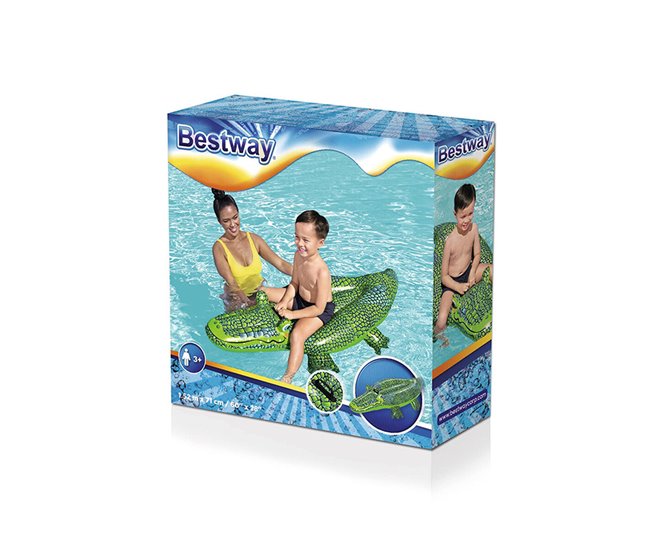 Flotador Hinchable Cocodrilo Verde