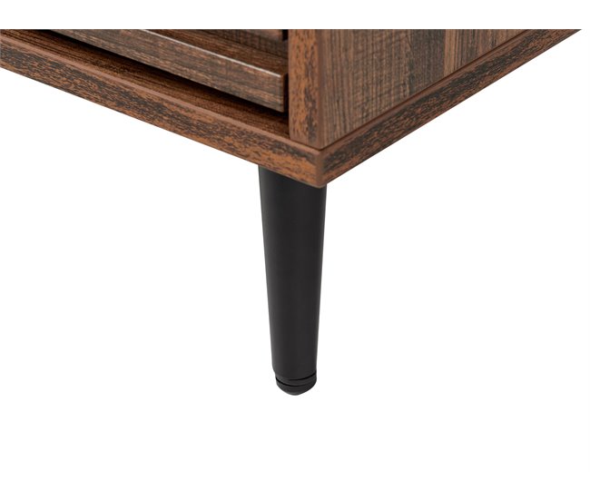 Beliani Cómoda KEITH Madera Oscura
