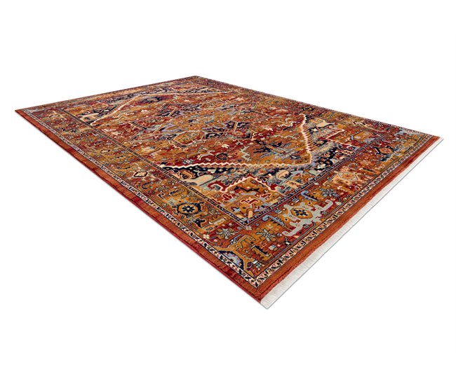 Alfombra KESHAN franjas Ornamento oriental 2886/53588 250x340 Multicolor