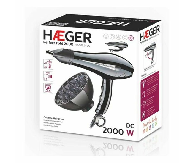 Secador de Pelo HD-200.012A Negro