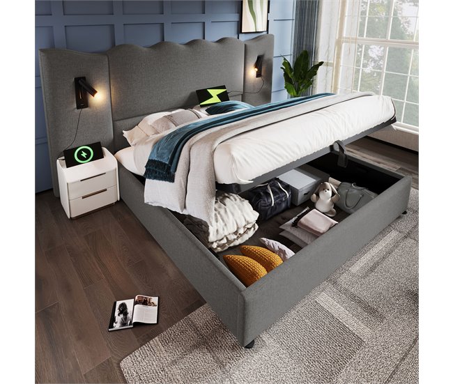 Canapés abatibles Gris