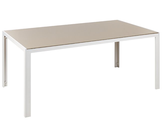 Beliani Mesa de jardín CATANIA Beige