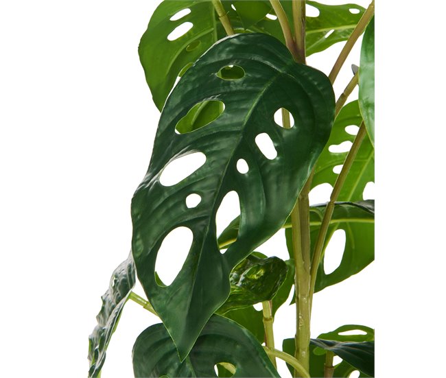 Beliani Planta artificial MONSTERA ADANSONII Verde