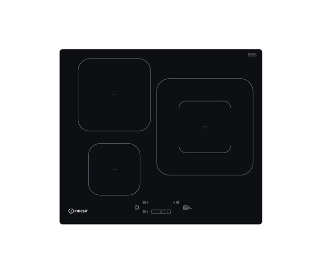 Placa Inducción INDESIT IS 55Q60 NE Negro
