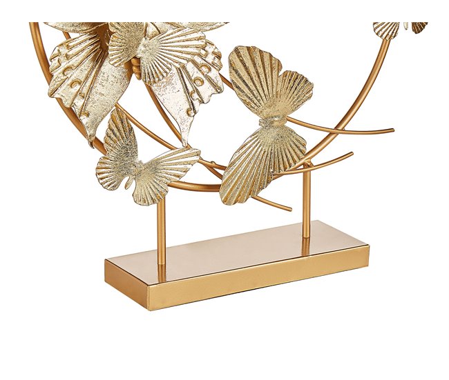 Beliani Figura decorativa BERYLLIUM Dorado