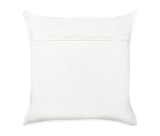 Beliani Cojín decorativo ROCKWEED Blanco