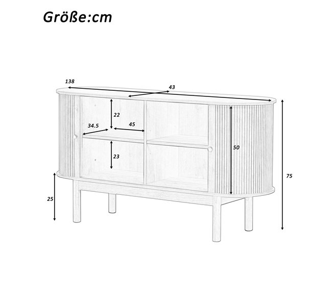 Aparadores 138 Natural