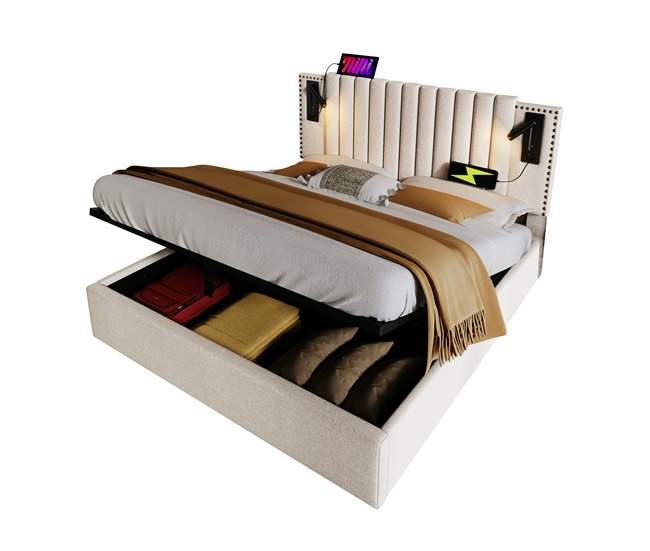 Canapés abatibles Beige